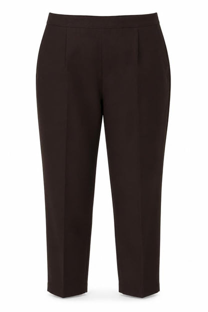 Preworn Womens Brown  Polyester Trousers  Size 16 L25 in Regular