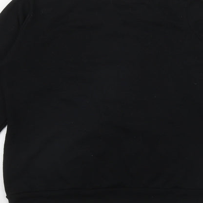 F&F Womens Black  Polyester Pullover Sweatshirt Size 12  Pullover