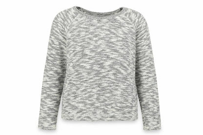 Woolworths Womens Grey Crew Neck  Cotton Pullover Jumper Size M