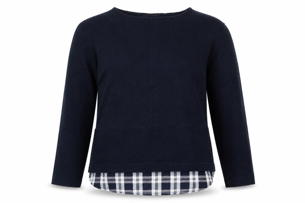 Marks & Spencer Womens Blue Crew Neck  Polyester Pullover Jumper Size 12