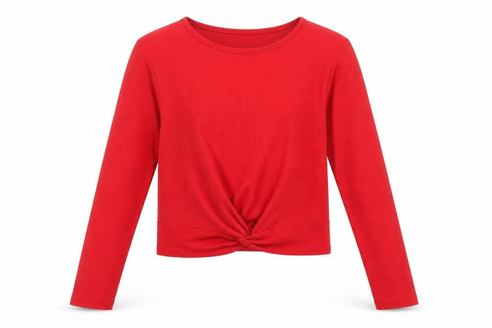 Primark Girls Pink  Polyester Cropped Casual Size 10-11 Years Crew Neck Pullover