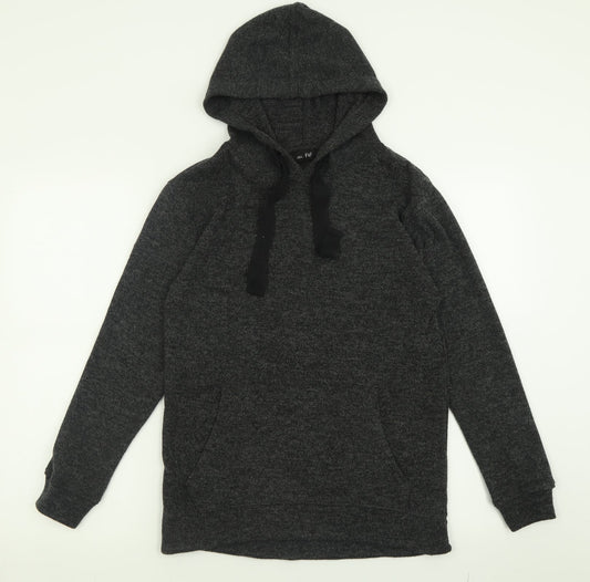 F&F Womens Grey  Polyester Pullover Hoodie Size 6  Pullover