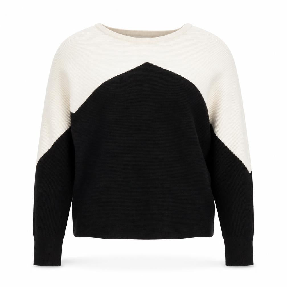 Primark Womens Black Round Neck  Viscose Pullover Jumper Size S