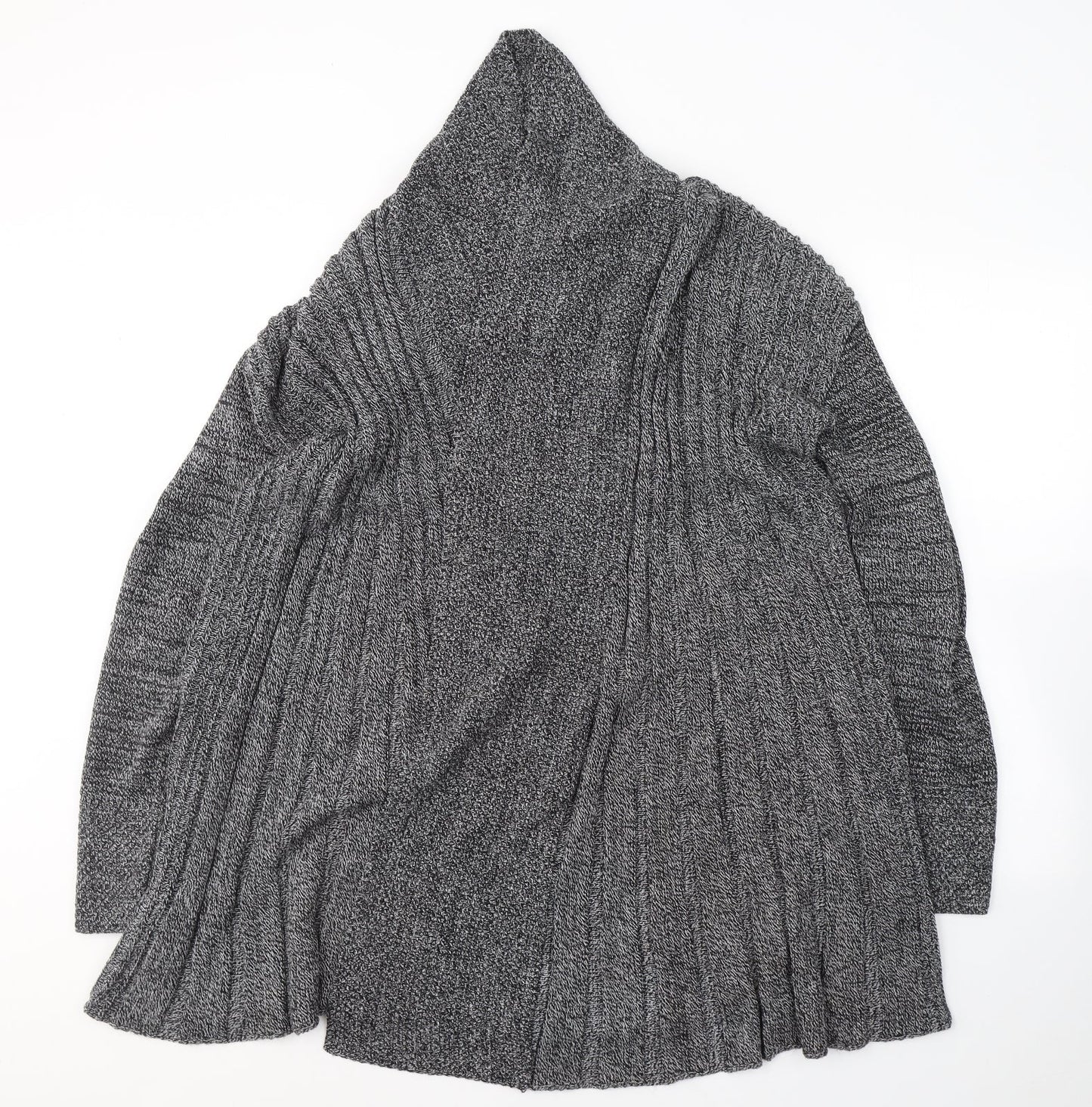 Sky designs Womens Black V-Neck  Acrylic Cardigan Jumper Size M