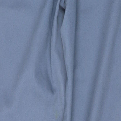 Preworn Womens Blue  Polyester Straight Jeans Size 16 L32 in Regular Button