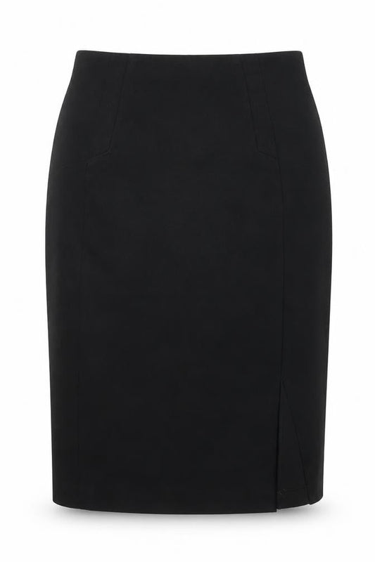 Dorothy Perkins Womens Black  Polyester A-Line Skirt Size 12   Zip