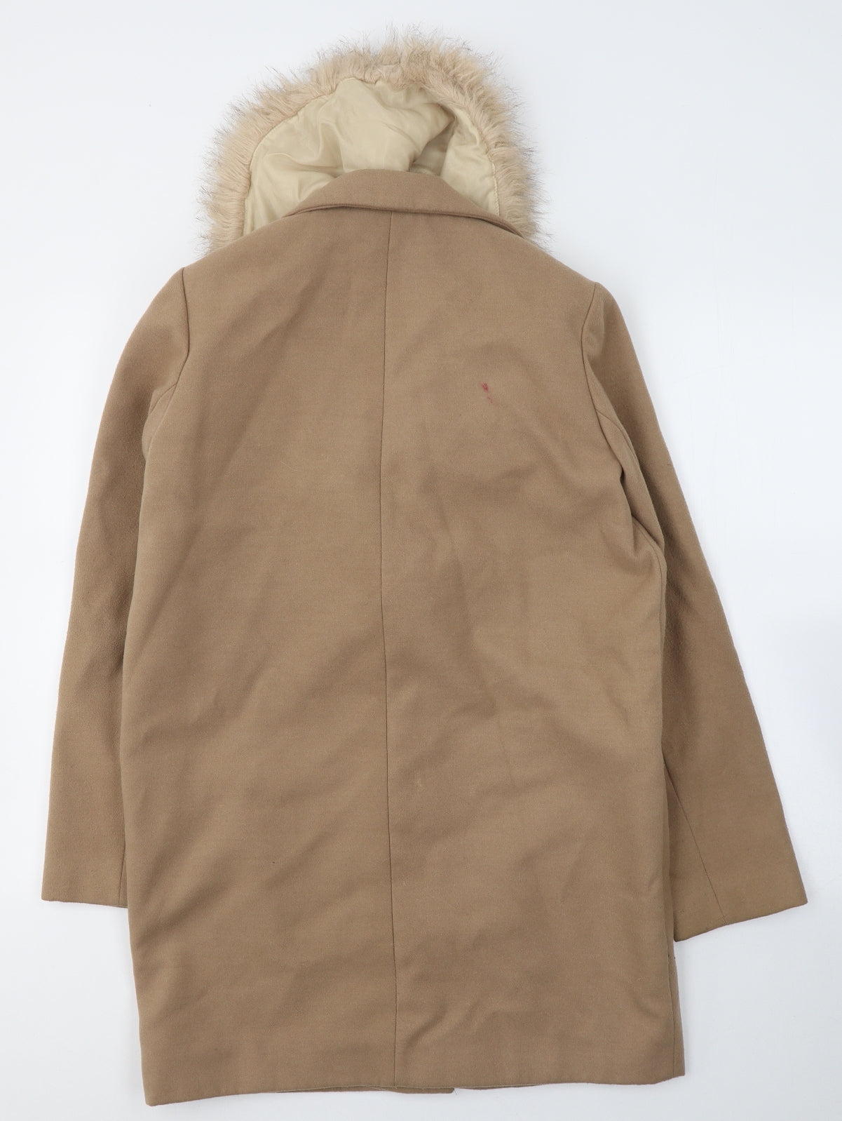 Atmosphere Womens Beige   Pea Coat Coat Size 8  Button