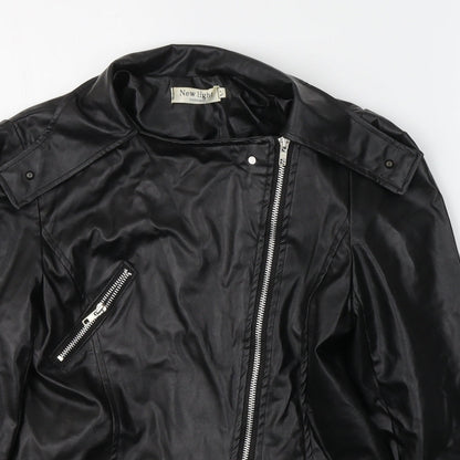 New Light Womens Black   Jacket  Size M  Zip