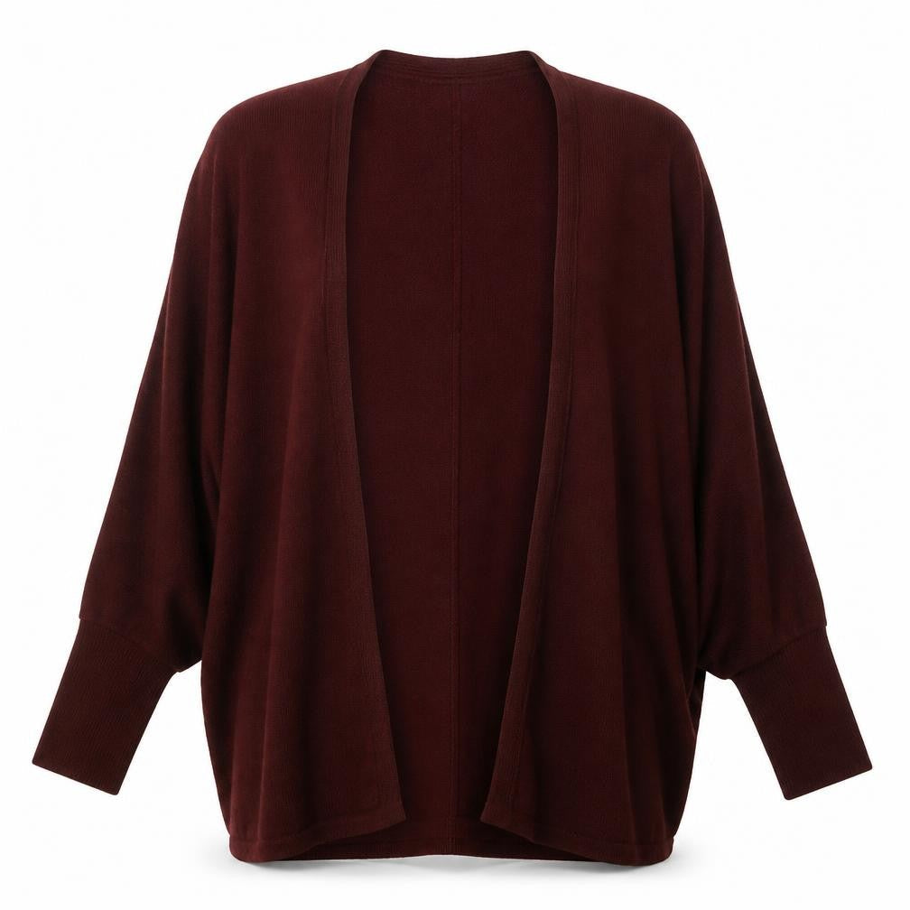 Atmosphere Womens Red V-Neck  Acrylic Cardigan Jumper Size 10