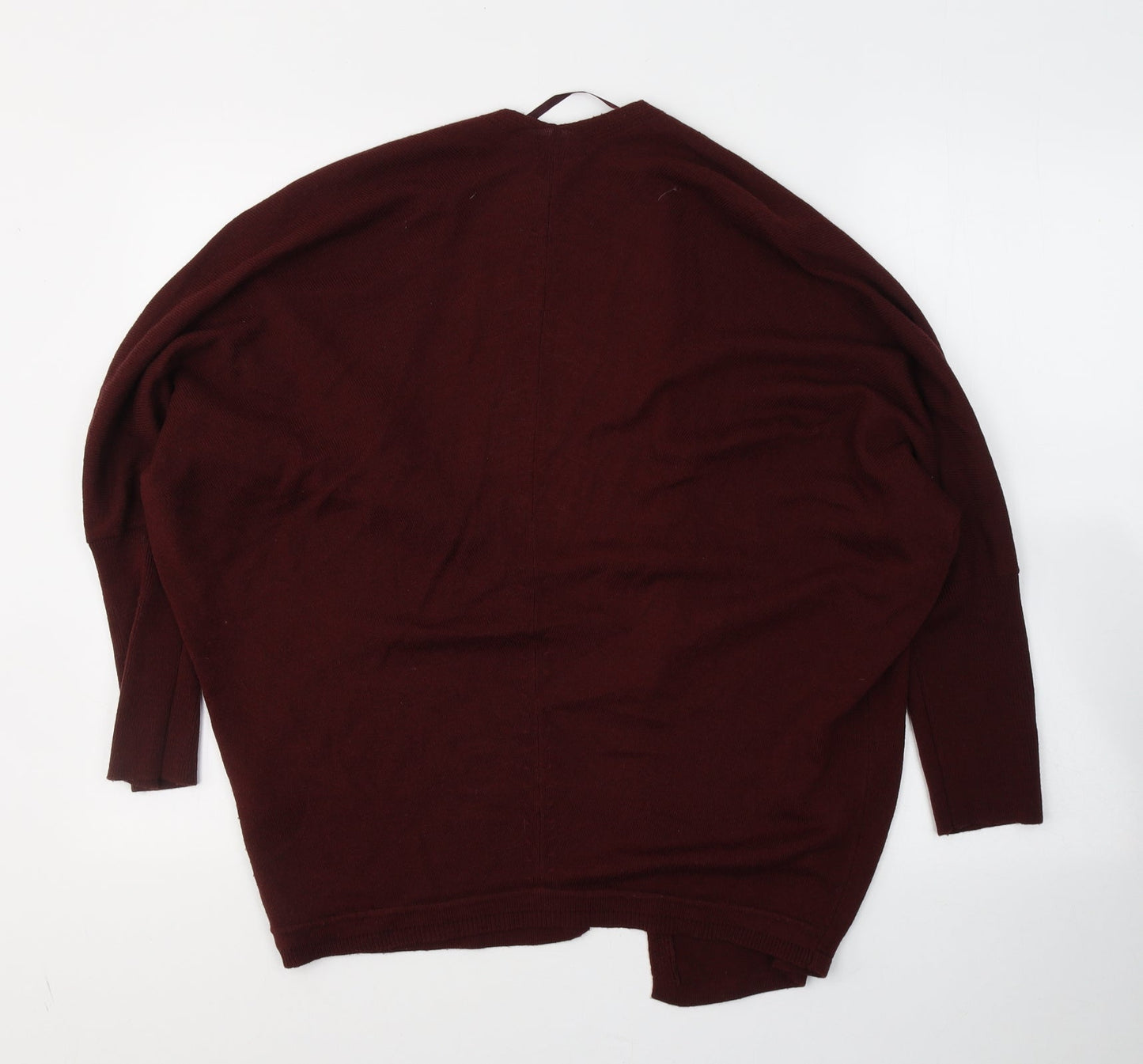 Atmosphere Womens Red V-Neck  Acrylic Cardigan Jumper Size 10