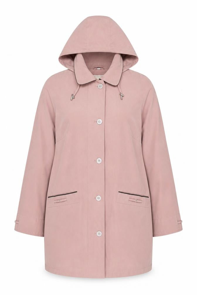 River Oak Womens Pink   Overcoat Coat Size 14  Button