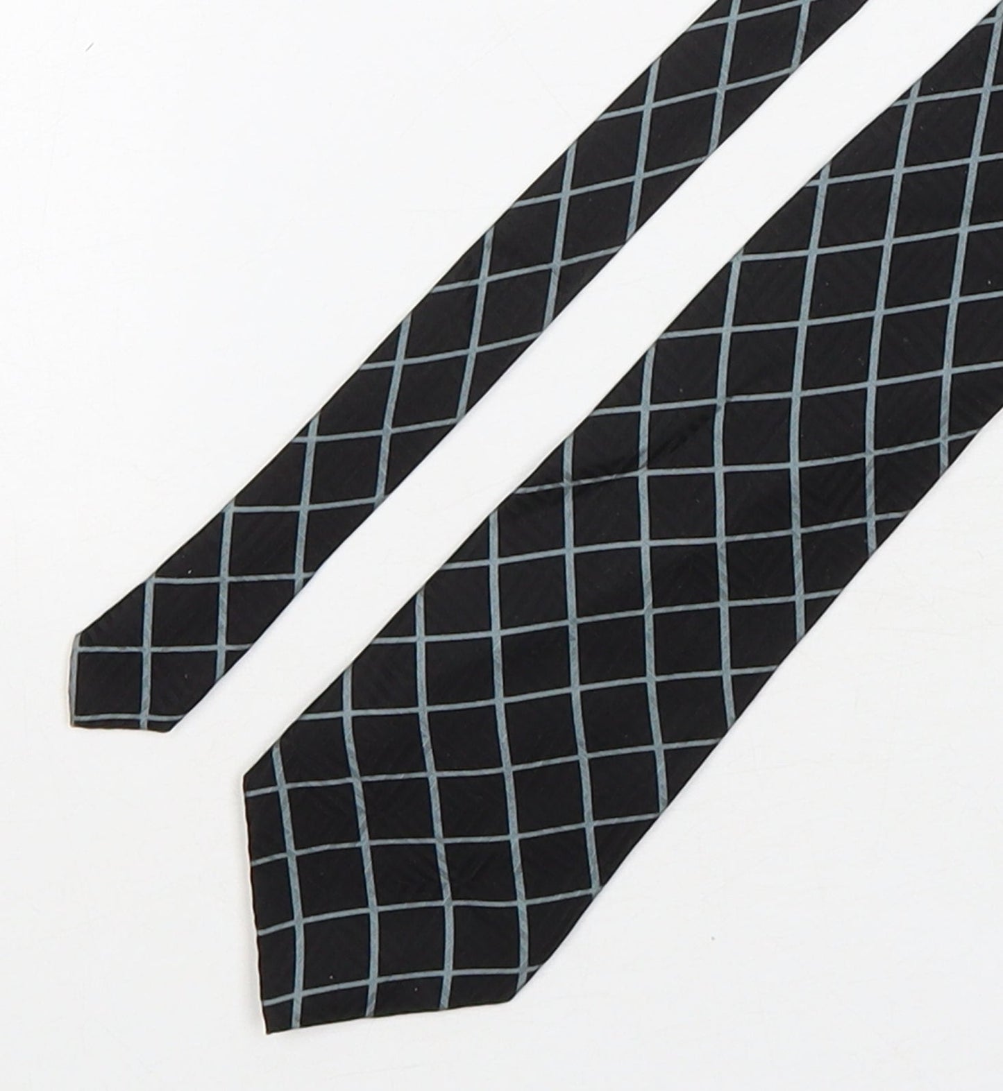 Atlantis  Mens Multicoloured Plaids & Checks Silk Pointed Tie One Size