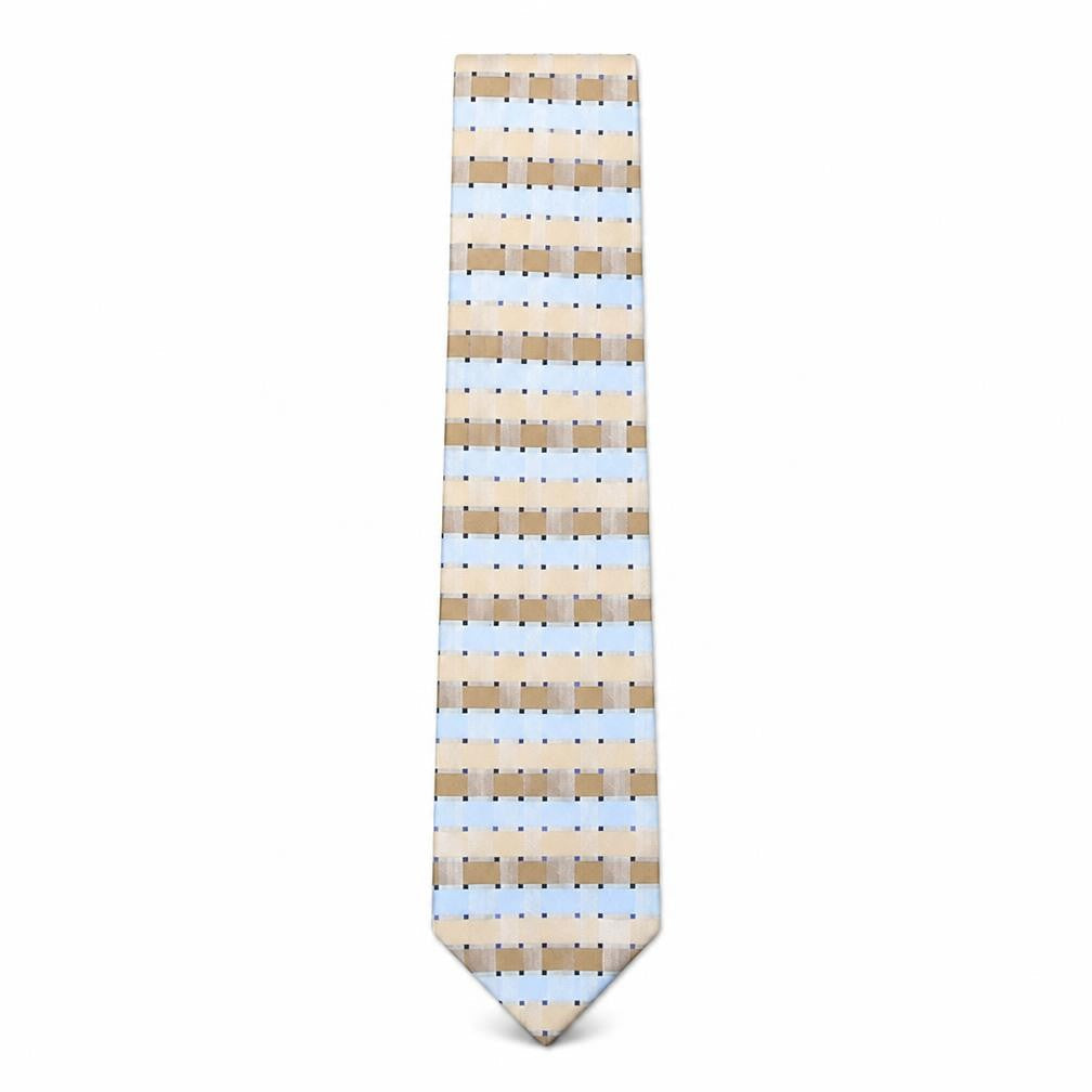 Greenwoods Mens Multicoloured Plaids & Checks Polyester Pointed Tie One Size