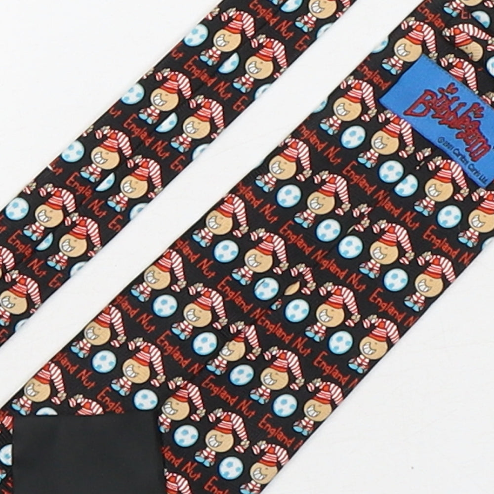 Bubblegum Mens Multicoloured Geometric Polyester Pointed Tie One Size - England