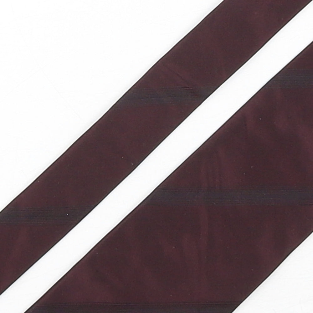 Burton  Mens Purple  Silk Pointed Tie One Size