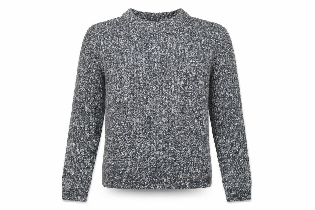 H&M Womens Blue Crew Neck  Acrylic Pullover Jumper Size S