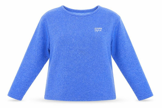 Lee Cooper Womens Blue  Polyester Pullover Sweatshirt Size 12  Pullover