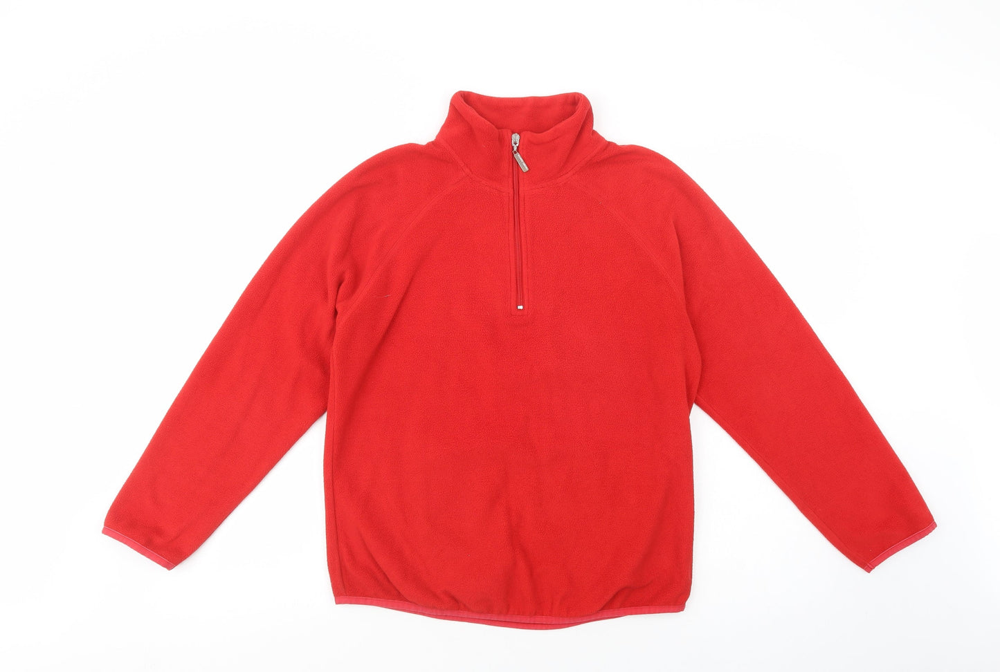 Remain Womens Red  Polyester Pullover Sweatshirt Size S  Zip