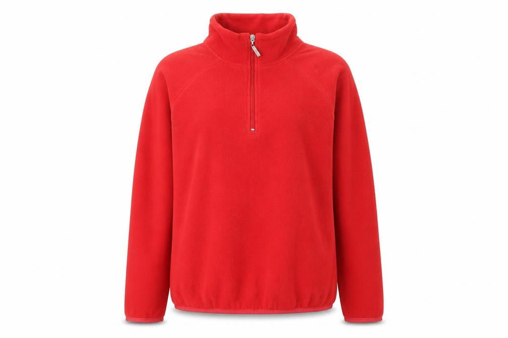 Remain Womens Red  Polyester Pullover Sweatshirt Size S  Zip