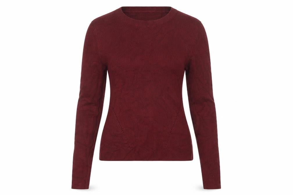 H&M Womens Purple Crew Neck  Viscose Pullover Jumper Size M