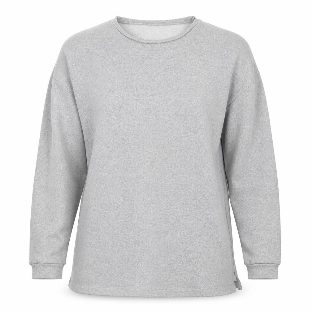 Papaya Womens Grey  Polyester Pullover Sweatshirt Size S  Pullover