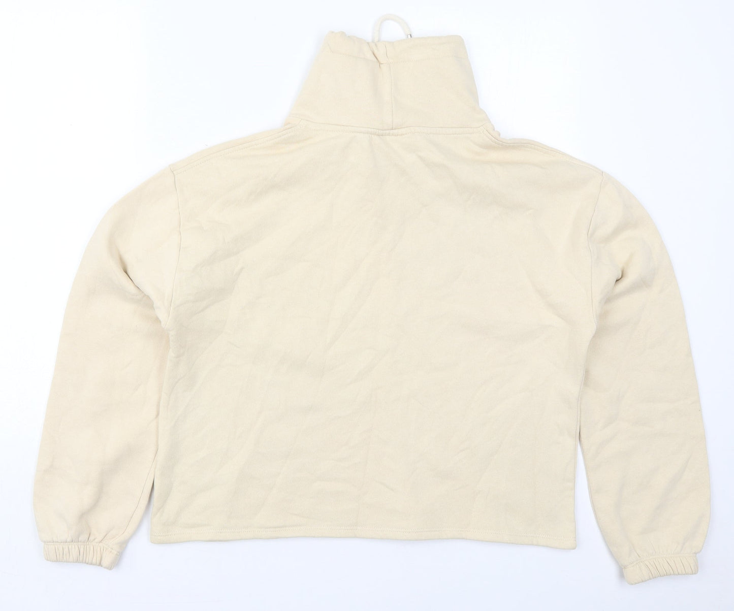 Primark Womens Beige  Cotton Pullover Sweatshirt Size 6  Pullover