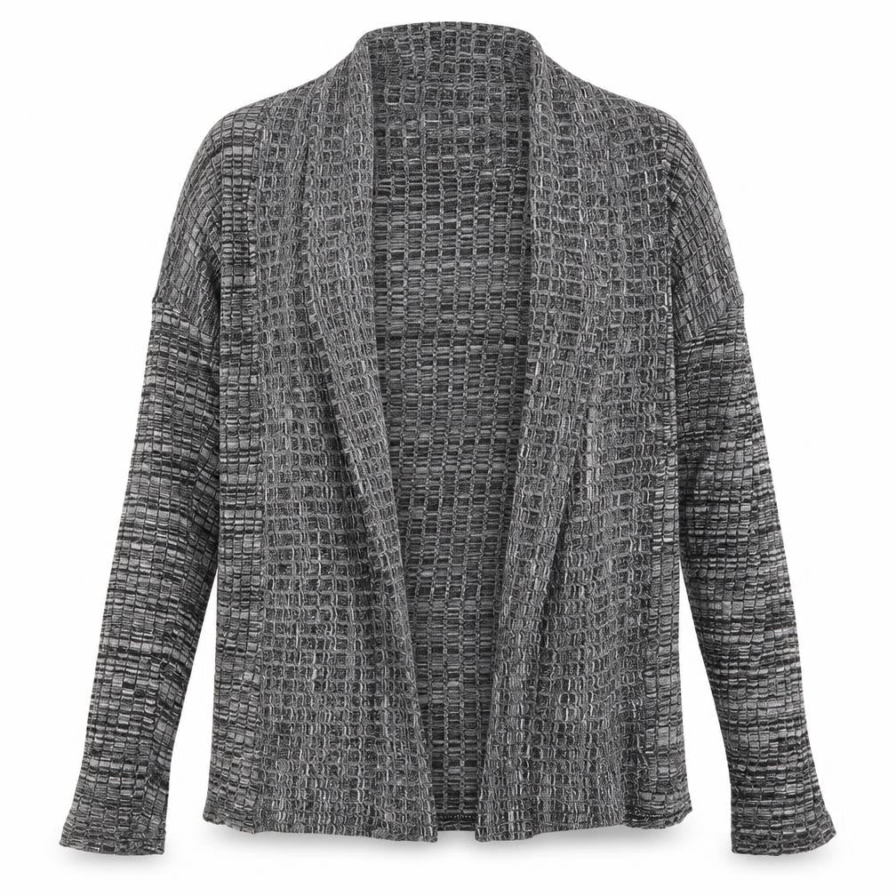 Soya Concept Womens Grey Collared  Acrylic Cardigan Jumper Size M
