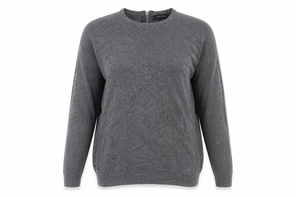 Atmosphere Womens Grey Crew Neck  Viscose Pullover Jumper Size 6