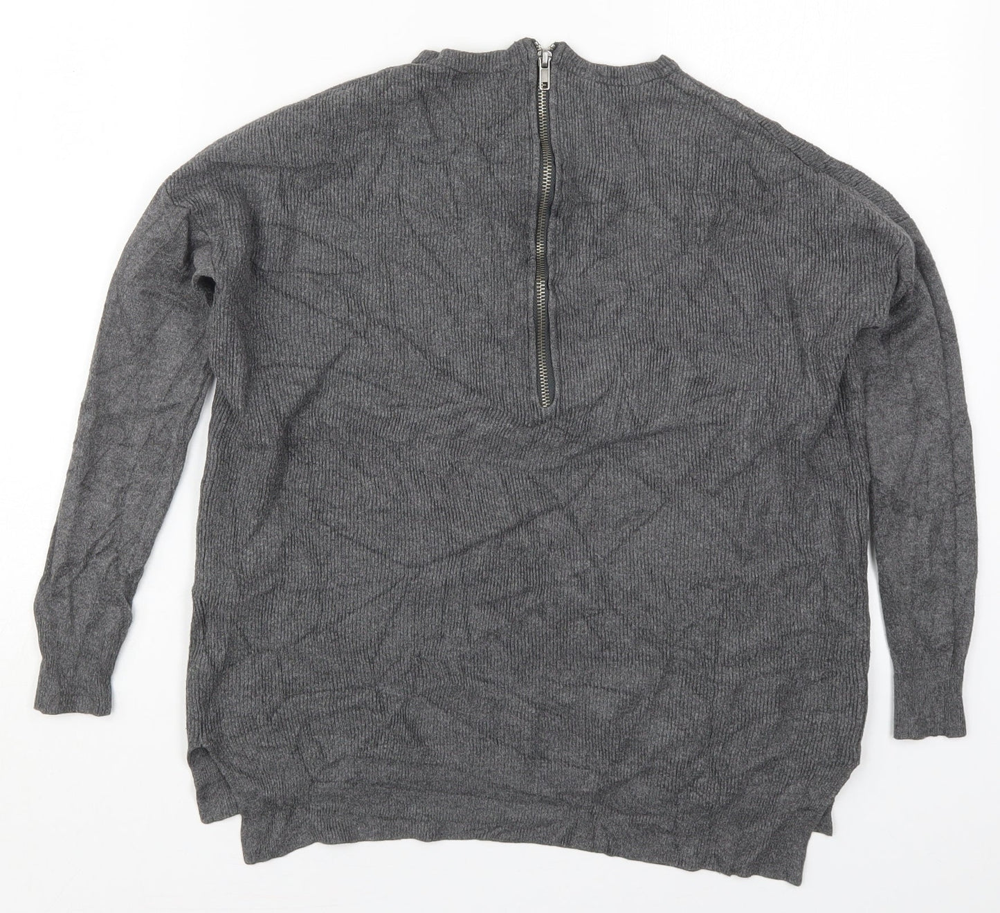 Atmosphere Womens Grey Crew Neck  Viscose Pullover Jumper Size 6