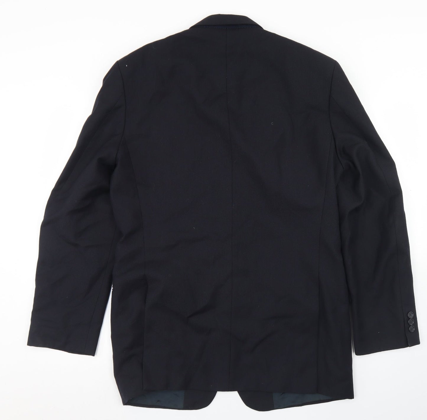 Marks and Spencer Mens Black  Polyester Jacket Blazer Size 38