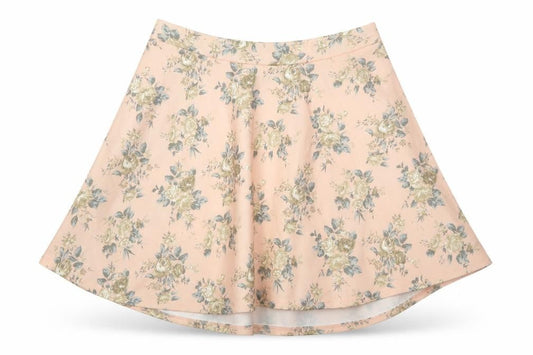 Forever 21 Womens Pink Floral Polyester Skater Skirt Size M