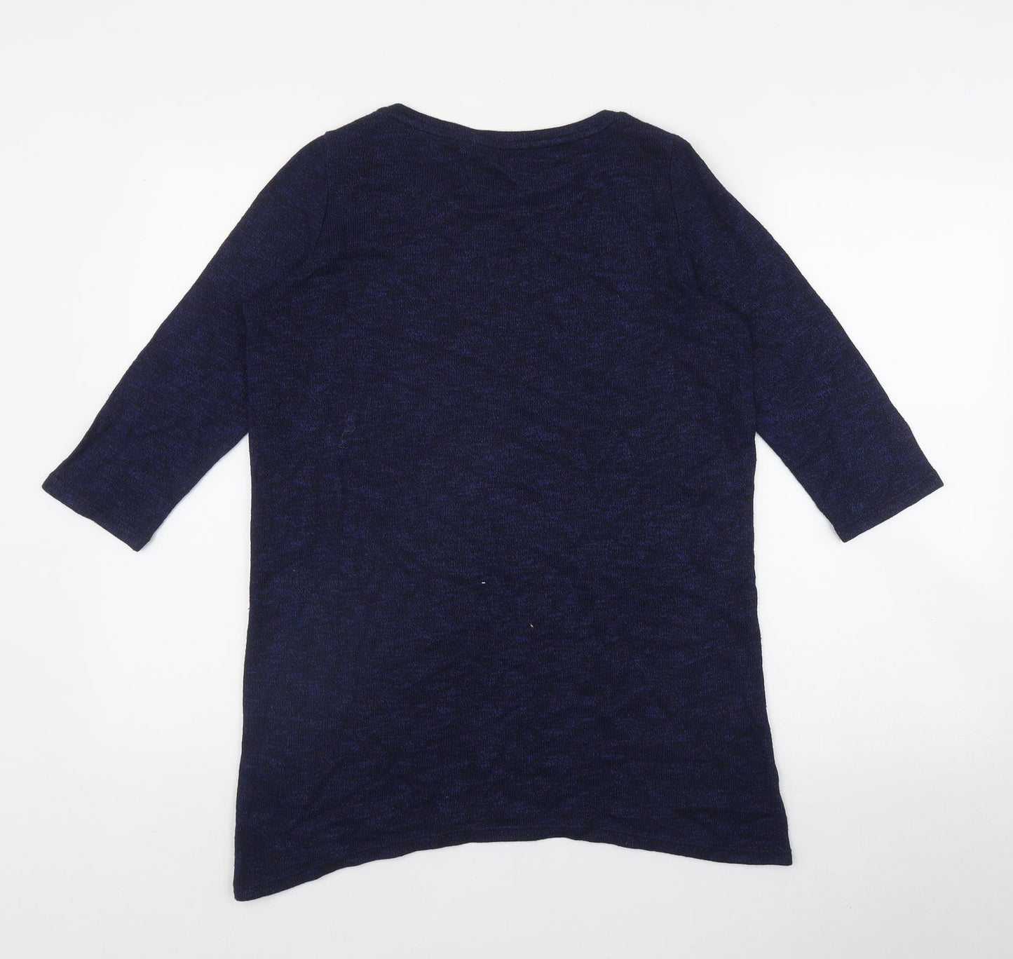 George Womens Black Round Neck  Viscose Pullover Jumper Size 14