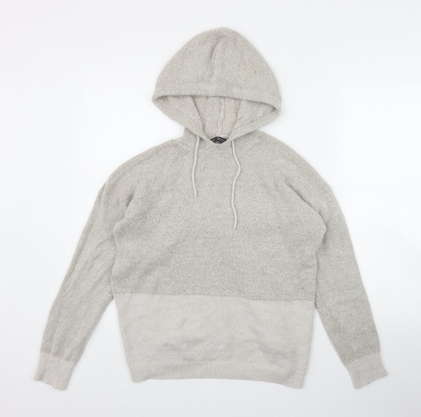 Select Womens Beige  Acrylic Pullover Hoodie Size XL  Pullover