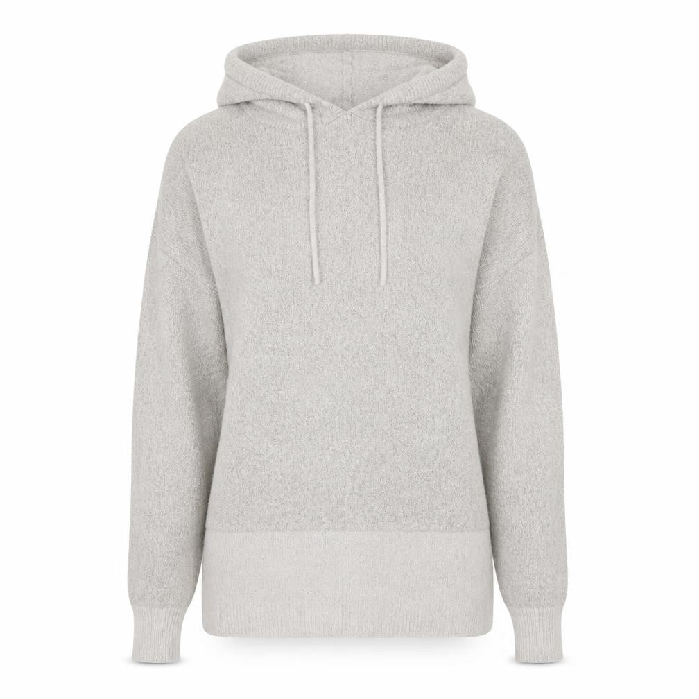 Select Womens Beige  Acrylic Pullover Hoodie Size XL  Pullover