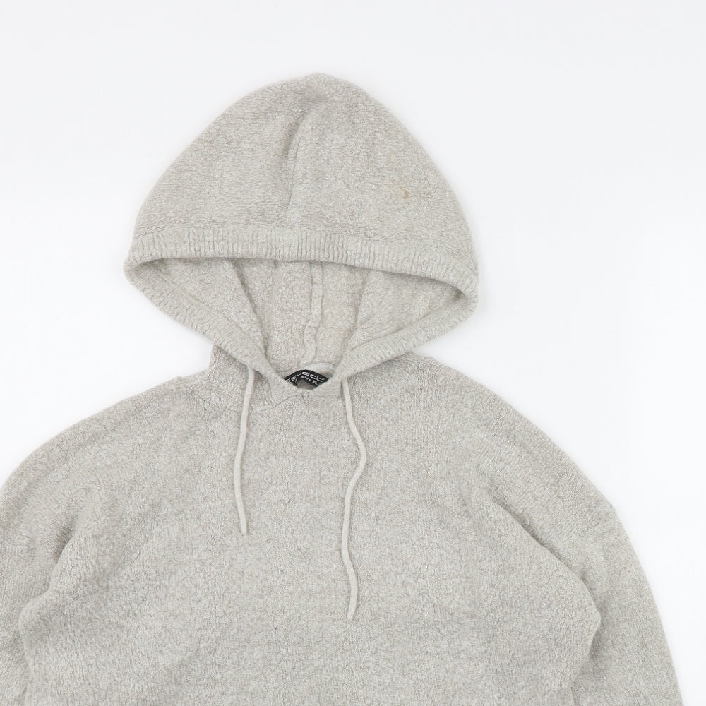 Select Womens Beige  Acrylic Pullover Hoodie Size XL  Pullover