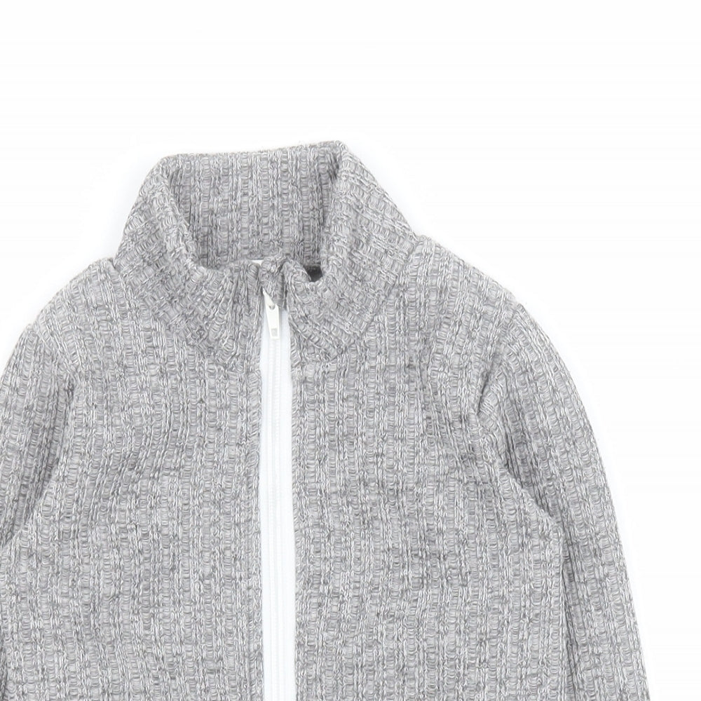 SheIn Boys Grey   Jacket  Size S  Zip