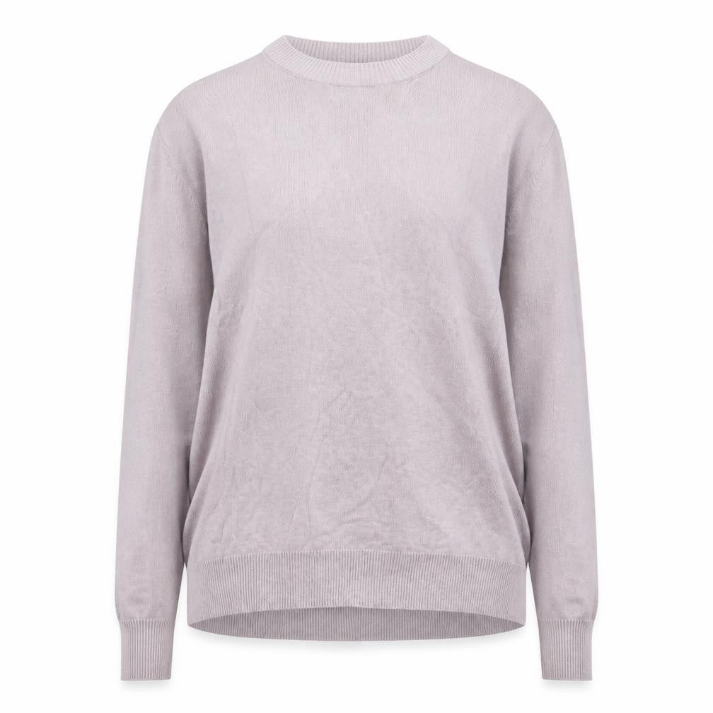 H&M Womens Purple Crew Neck  Viscose Pullover Jumper Size M