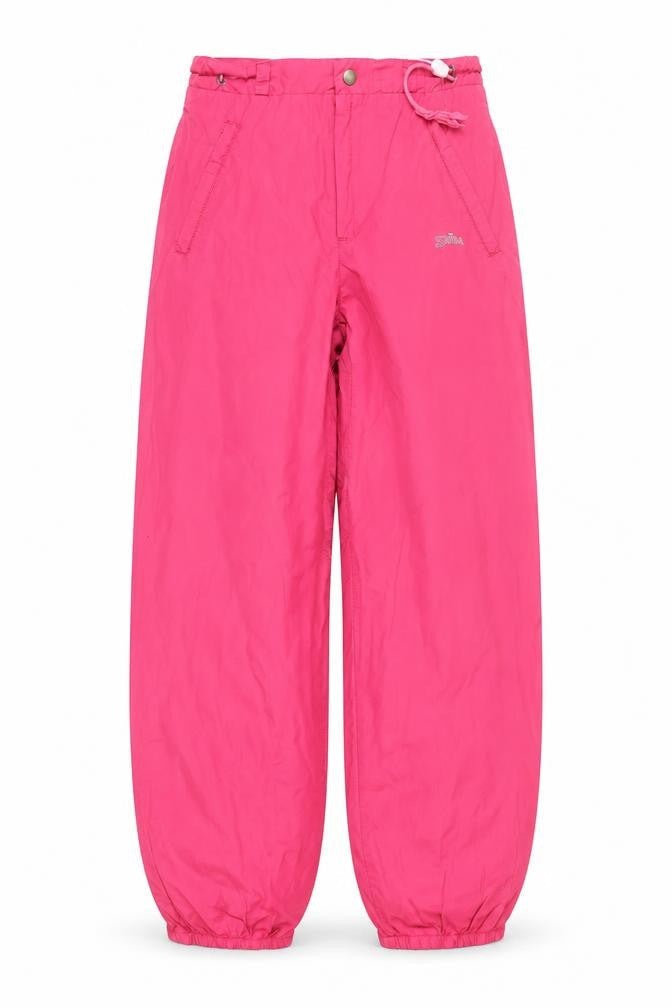 Skila Womens Pink  Cotton Snow Pants Trousers Size S L28 in Regular Drawstring