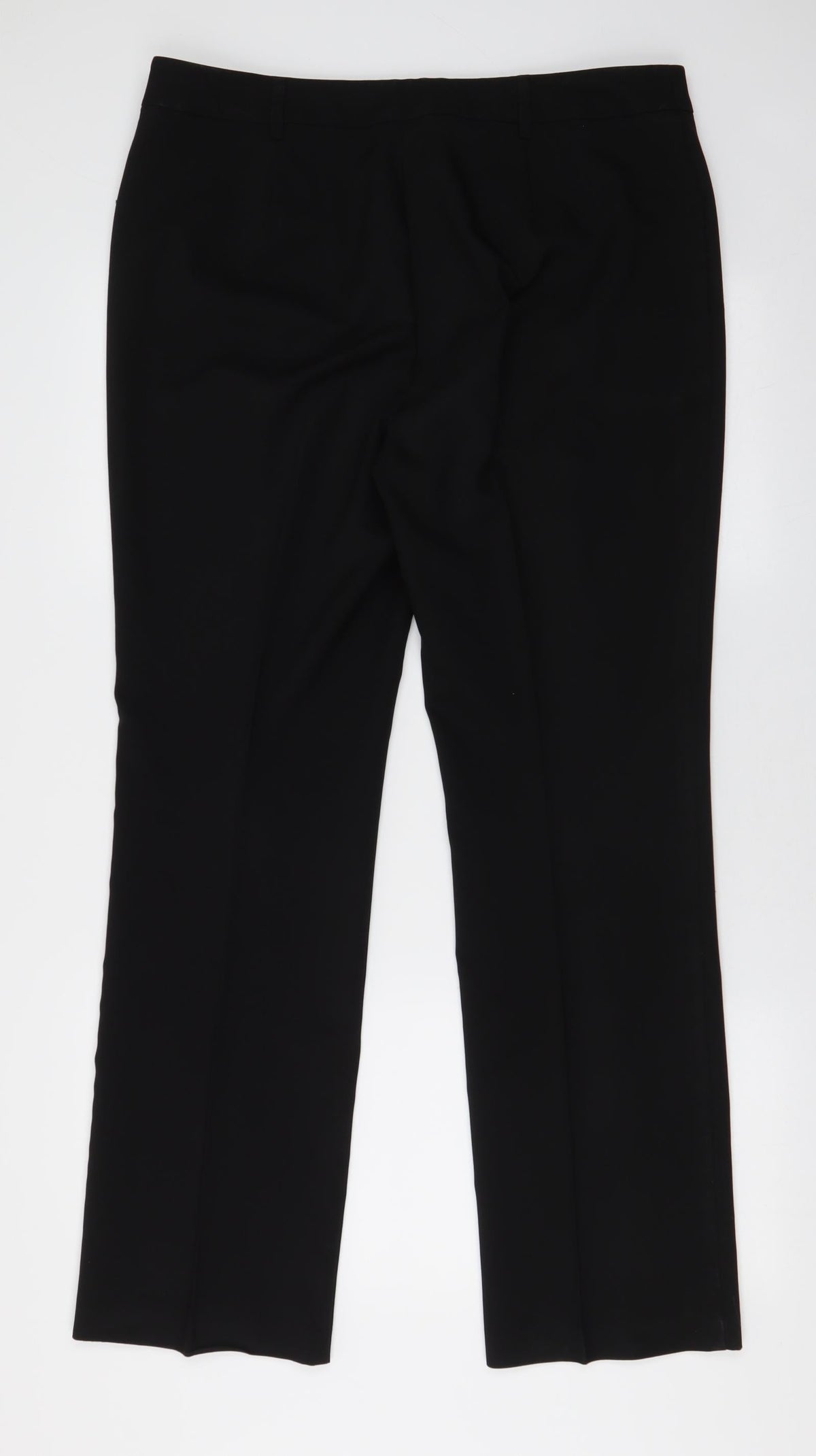 Papaya Womens Beige  Polyester Trousers  Size 14 L30 in Regular Zip