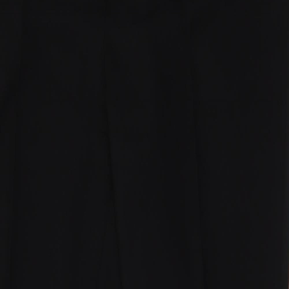 Papaya Womens Beige  Polyester Trousers  Size 14 L30 in Regular Zip