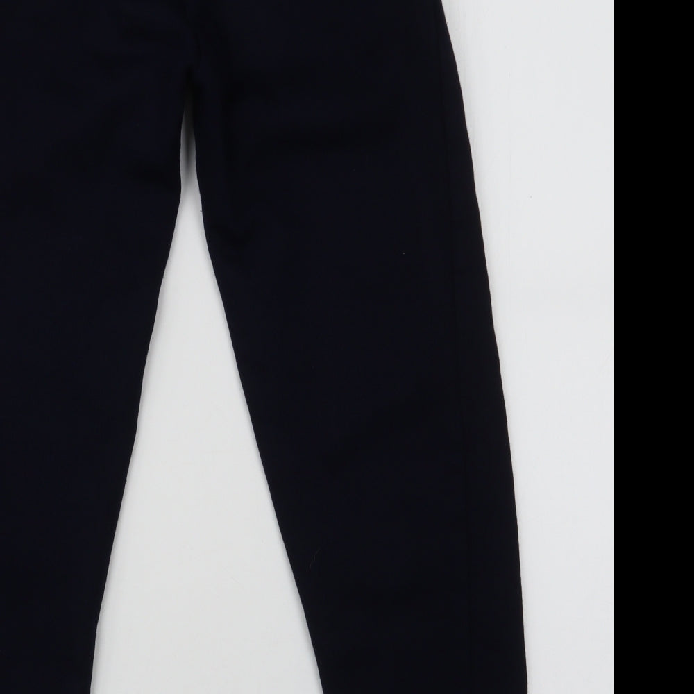 Diamond Kids Boys Blue  Acrylic Jogger Trousers Size XS  Slim Pullover
