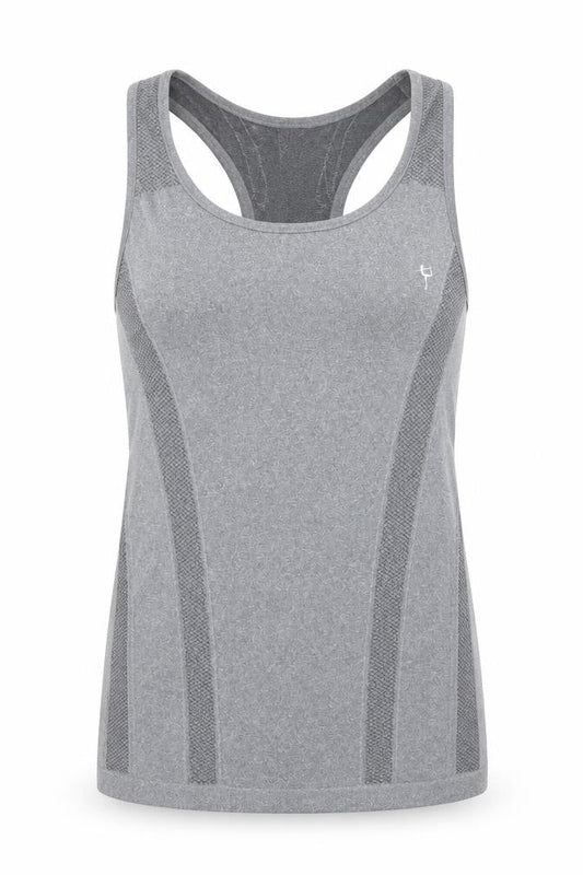 Primark Womens Grey  Polyamide Camisole Tank Size 10 Scoop Neck