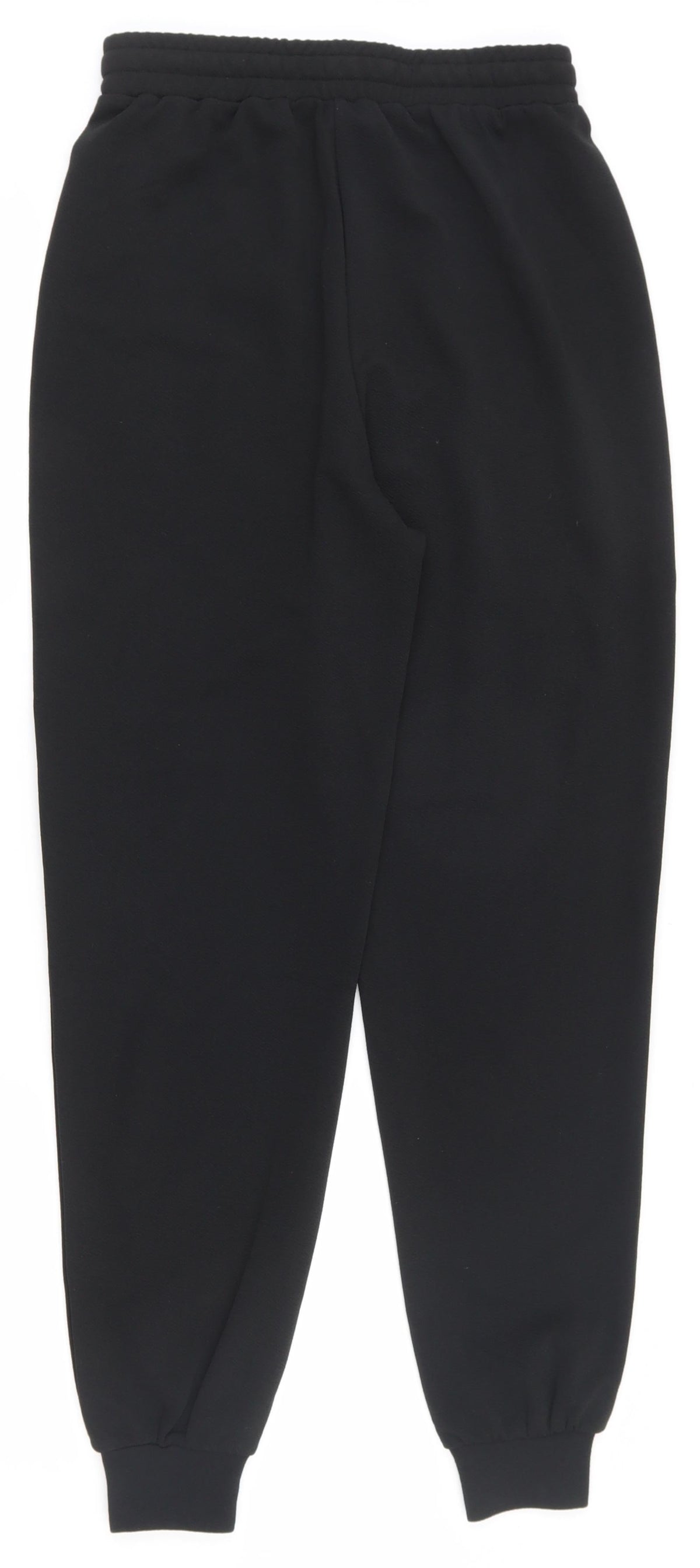 SheIn Womens Black  Polyester Jogger Trousers Size XS L28 in Regular Drawstring