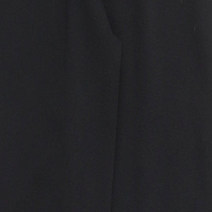 SHEIN Womens Black  Polyester Jogger Trousers Size XS L28 in Regular Drawstring