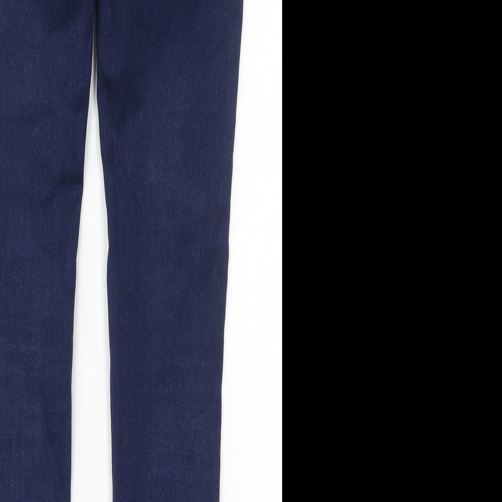 Only Womens Blue  Cotton Skinny Jeans Size S L30 in Regular Button