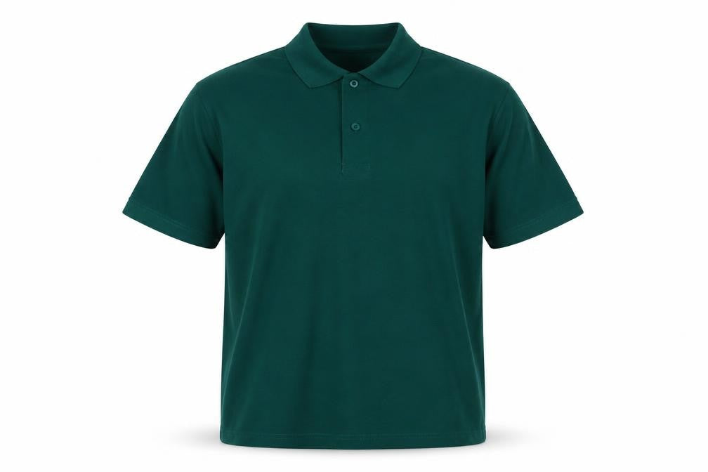 Urban Heritage Mens Green  Polyester  Polo Size S Collared Button