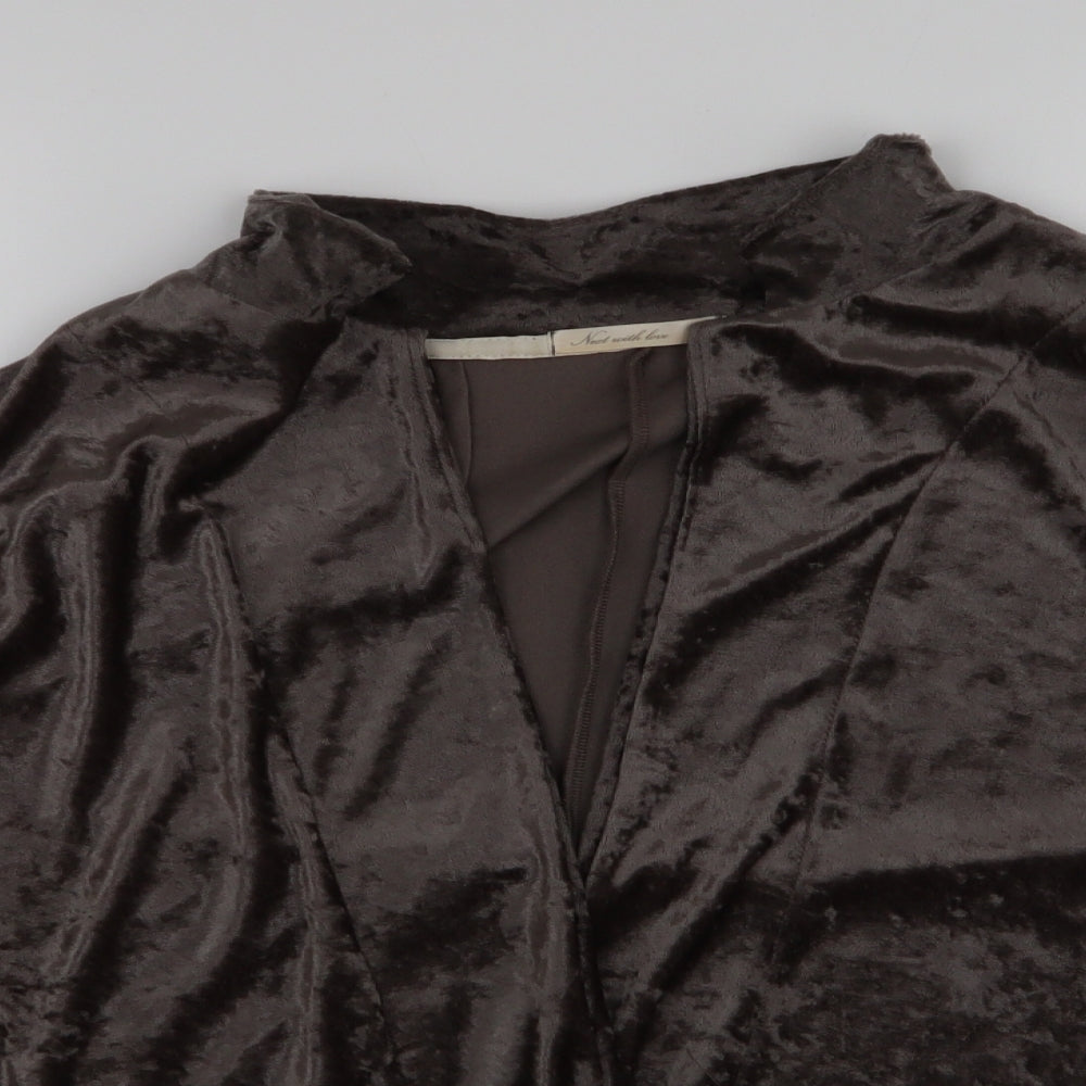 NEXT Womens Brown   Jacket Blazer Size 20