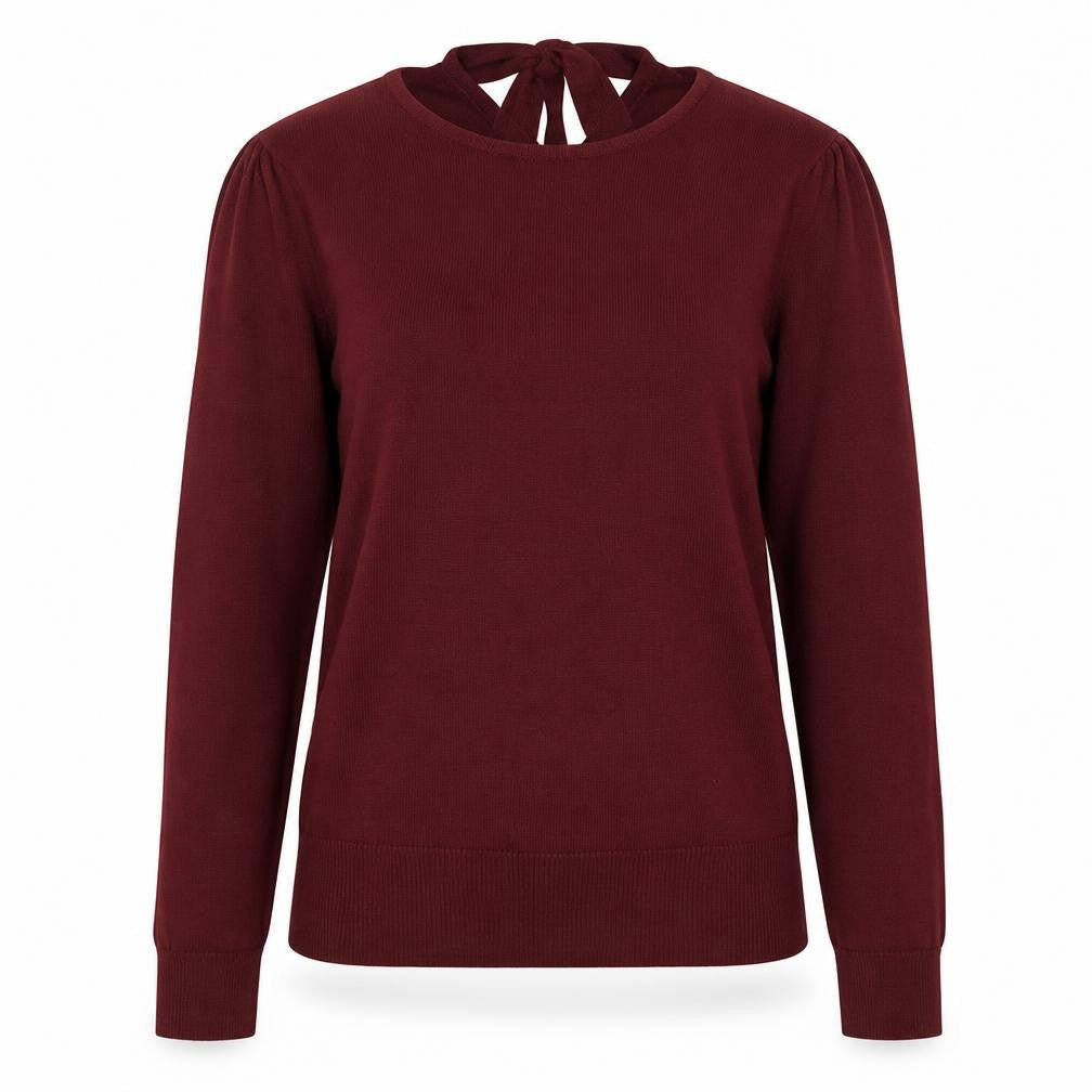 H&M Womens Purple Crew Neck  Acrylic Pullover Jumper Size S