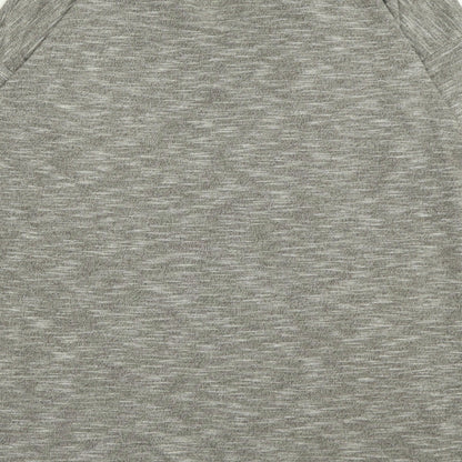 Preloved Papaya Womens Grey  Polyester Basic T-Shirt Size 12 V-Neck - Label