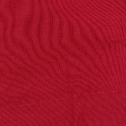 Preloved Evans Womens Pink V-Neck  Acrylic Pullover Jumper Size 22 - Label